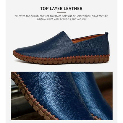 MASSIMO LEATHER LOAFERS