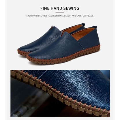 MASSIMO LEATHER LOAFERS